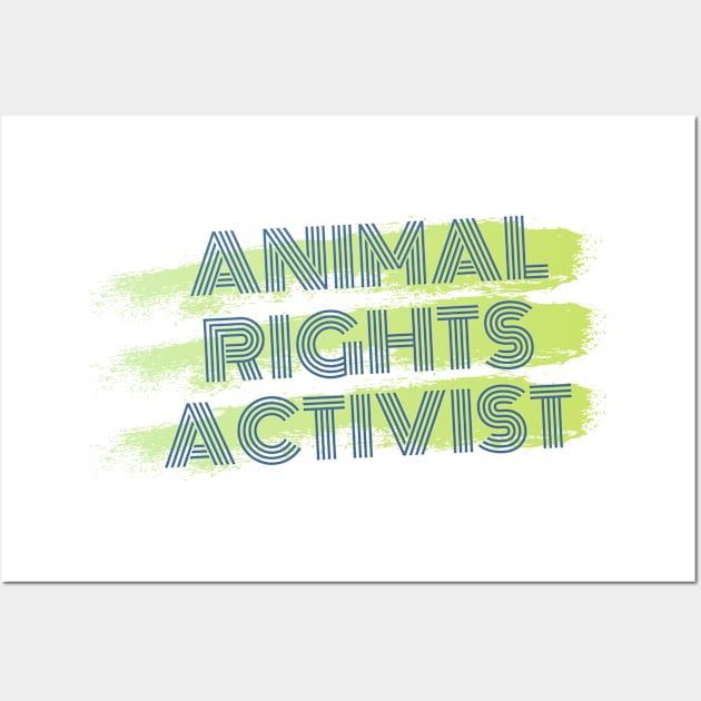 Animal Rights Activist Wall Art by Bearded Vegan Clothing